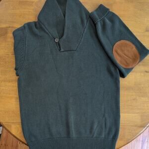 T Dalton Mens Sweater M | Shawl Neck Pullover | Vintage Elbow Patch Outdoors
